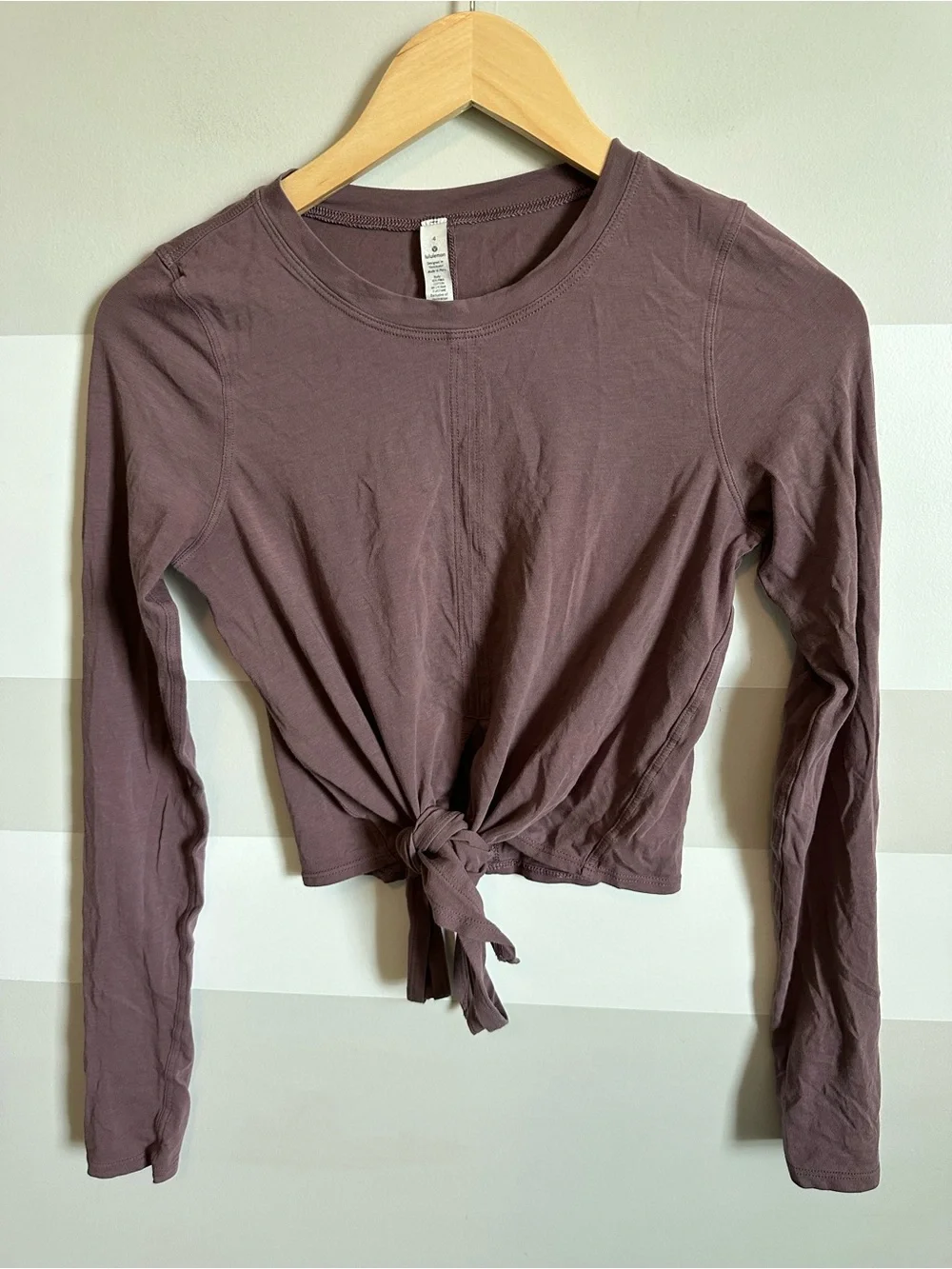 sold Lululemon Time to Restore Long Sleeve in Antique Bark